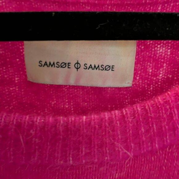 Samsoe and Samsoe Hot pink Size Medium sweater - Cashmere - Picture 2 of 3